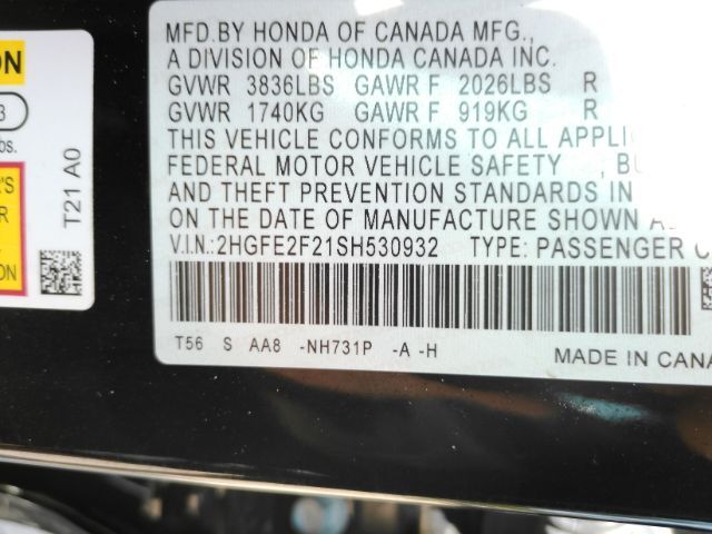2025 Honda Civic Sedan LX Plano TX