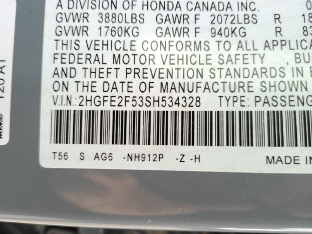 2025 Honda Civic Sedan Sport Plano TX