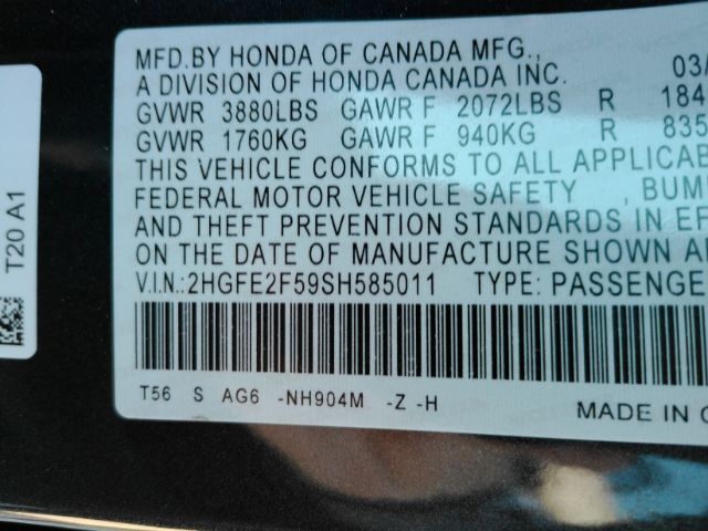 2025 Honda Civic Sedan Sport Plano TX