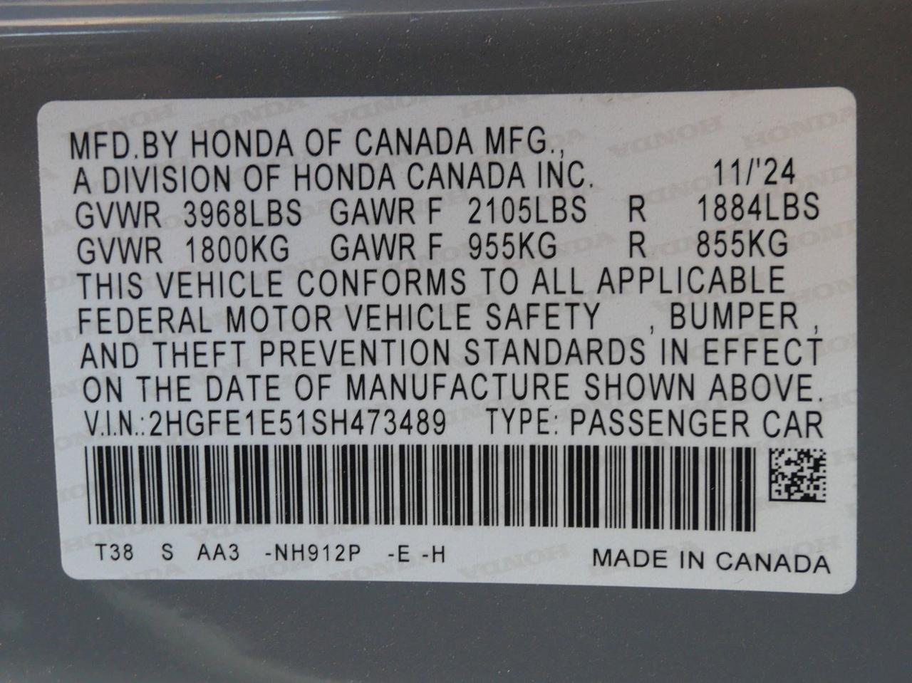 2025 Honda Civic Si Base San Juan TX