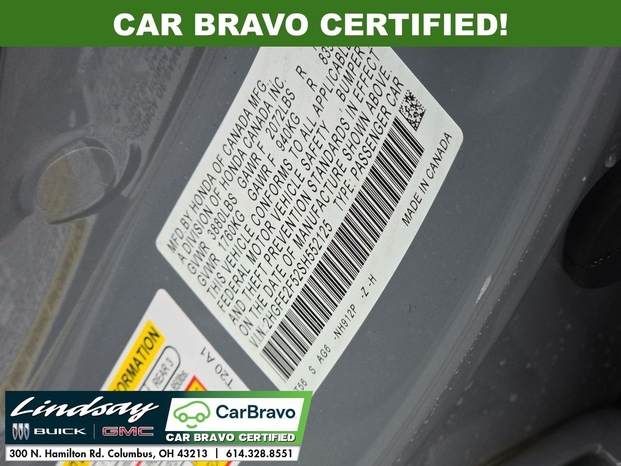 2025 Honda Civic Sport Columbus OH