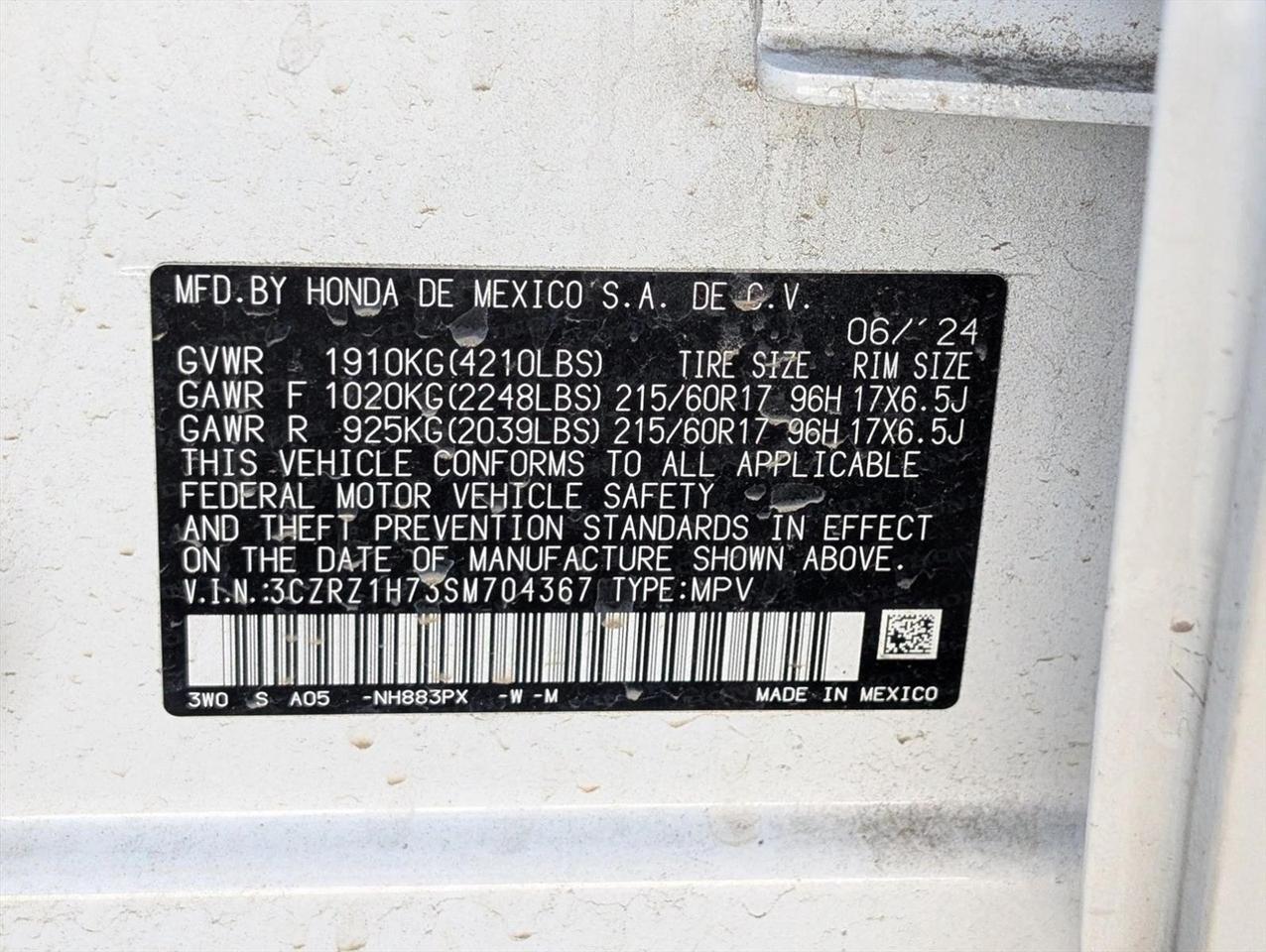 2025 Honda HR-V EX-L Roseville CA