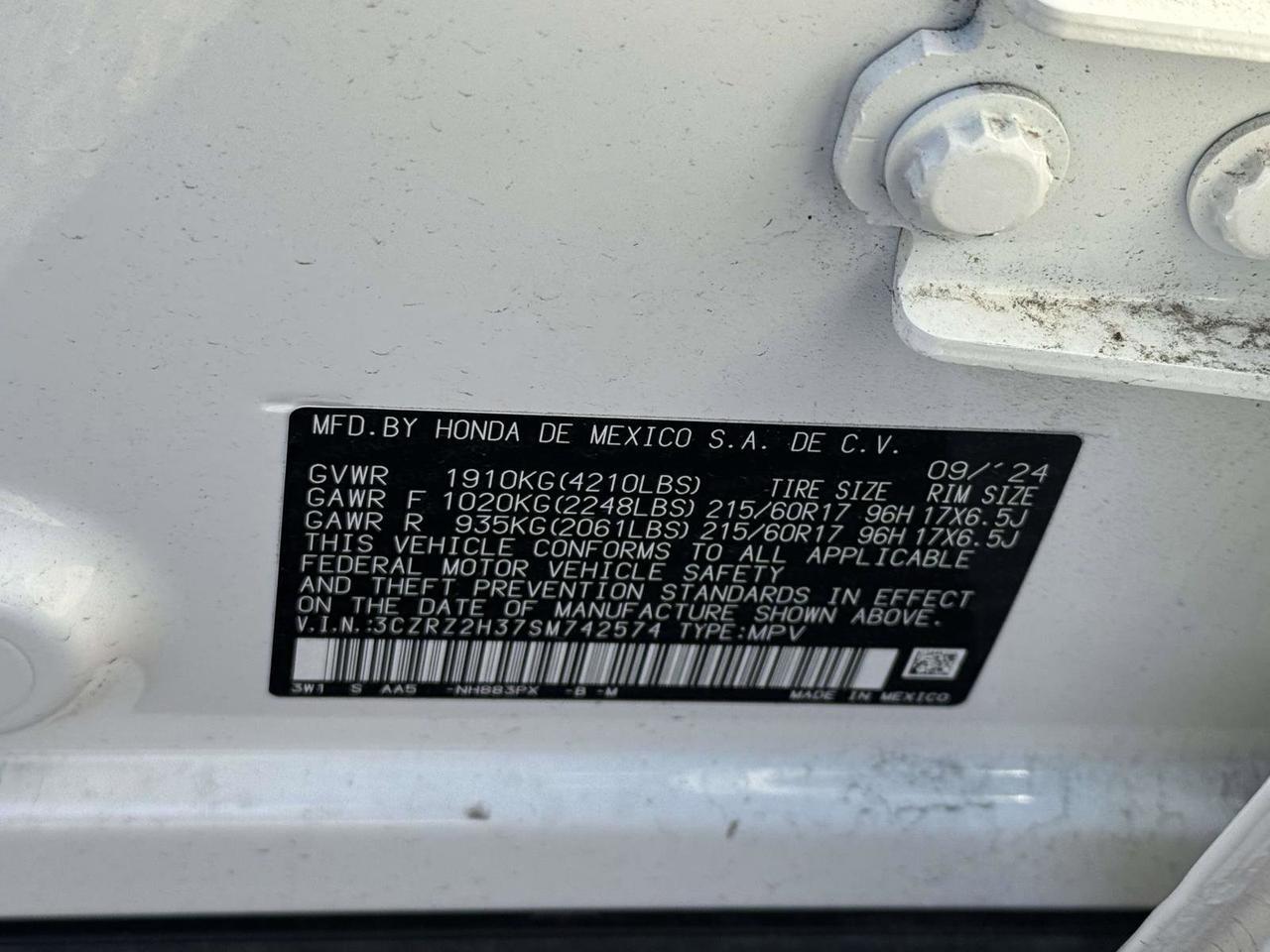 2025 Honda HR-V LX San Clemente CA