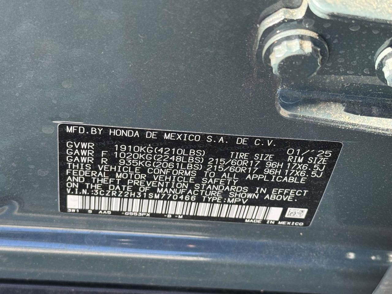 2025 Honda HR-V LX San Clemente CA