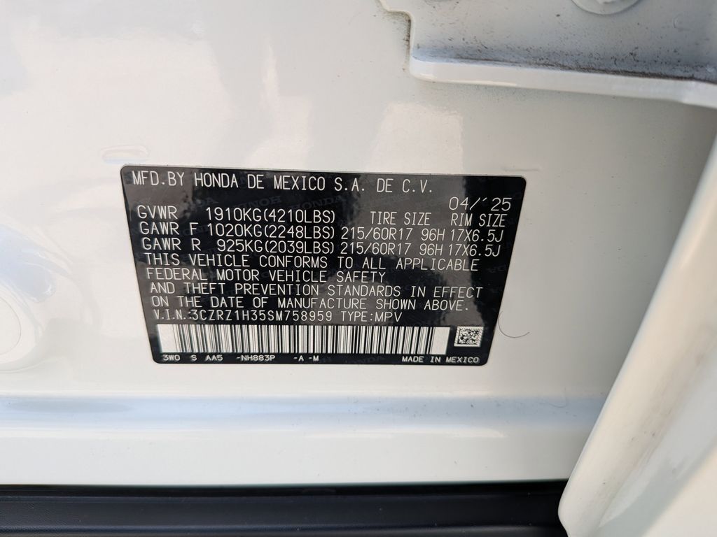 2025 Honda HR-V LX San Clemente CA