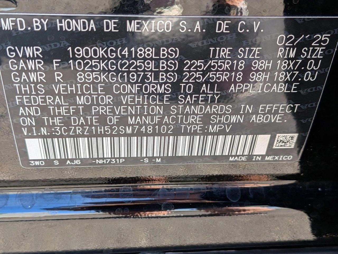 2025 Honda HR-V Sport Roseville CA