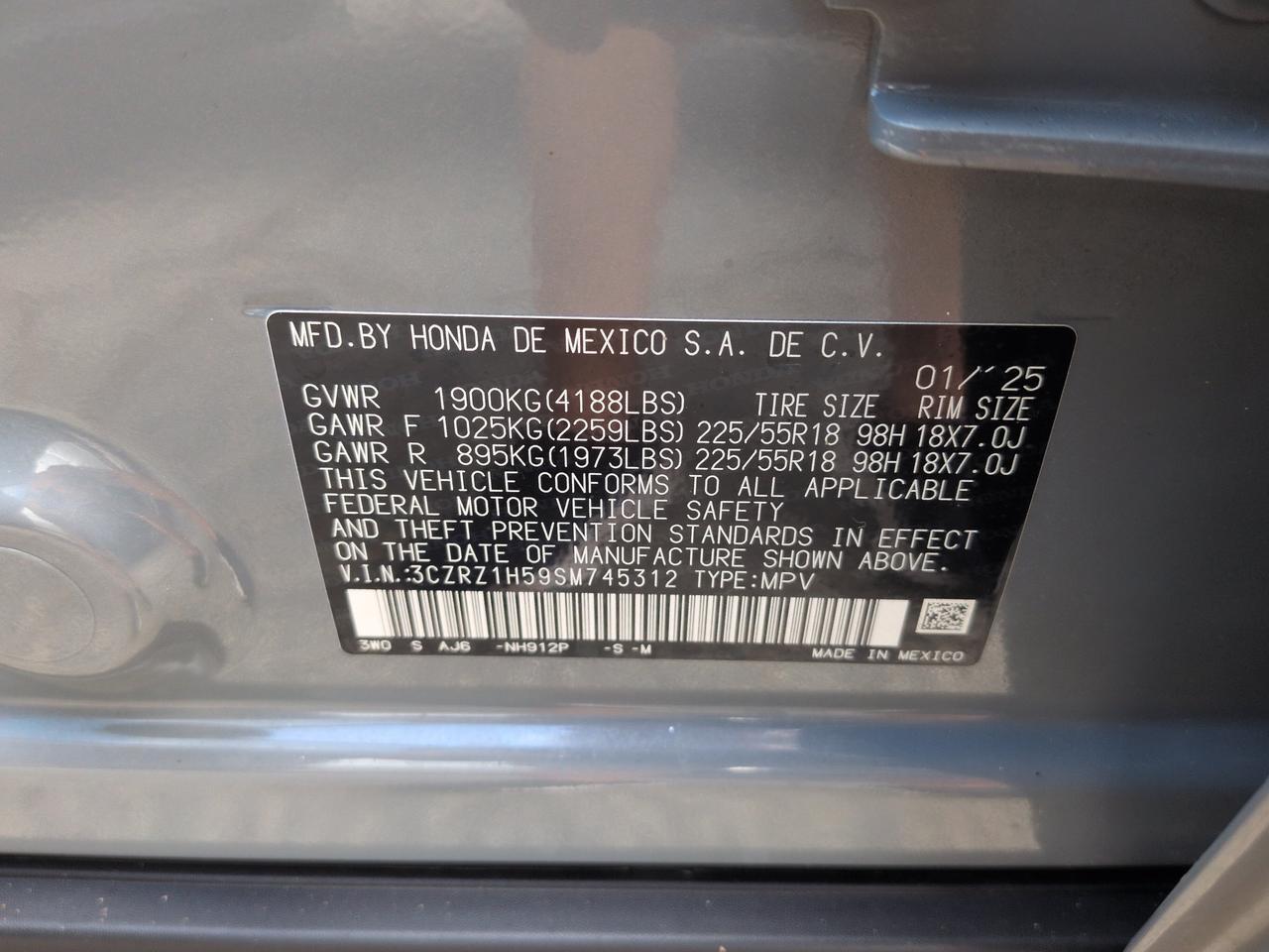 2025 Honda HR-V Sport Winder GA