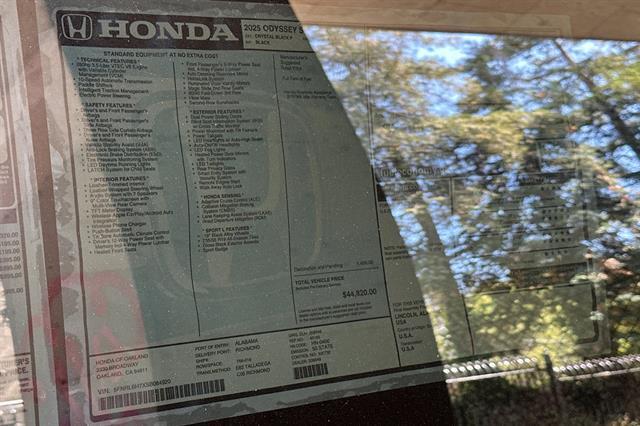 2025 Honda Odyssey Sport-L Oakland CA