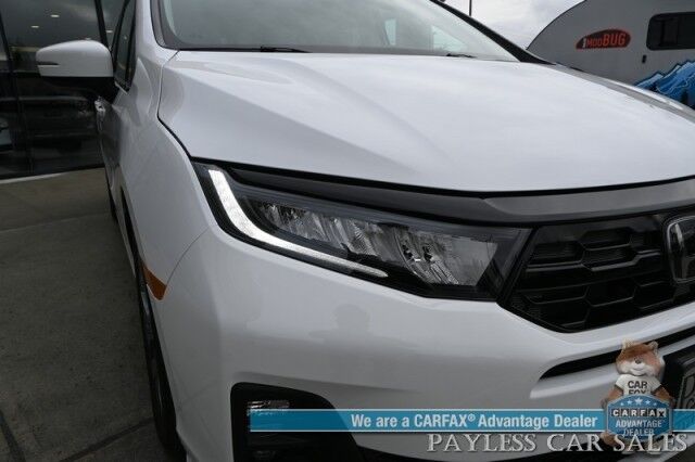 2025 Honda Odyssey Touring / Auto Start / Power & Heated Leather Seats / NAV / Sunroof / Adaptive Cruise Control / Lane Departure & Blind Spot Alert / Apple CarPlay & Android Auto / Back Up Camera / 3rd Row / Seats 8 / 1-Owner Anchorage AK