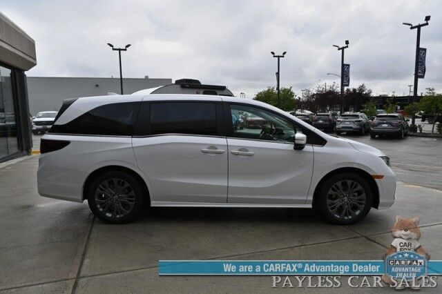 2025 Honda Odyssey Touring / Auto Start / Power & Heated Leather Seats / NAV / Sunroof / Adaptive Cruise Control / Lane Departure & Blind Spot Alert / Apple CarPlay & Android Auto / Back Up Camera / 3rd Row / Seats 8 / 1-Owner Anchorage AK