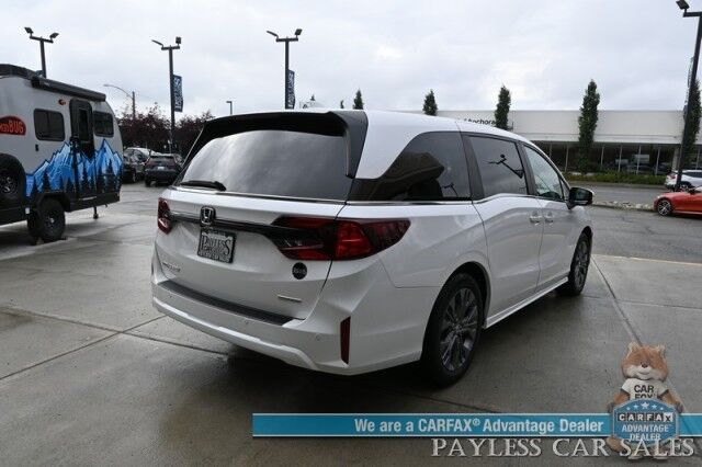 2025 Honda Odyssey Touring / Auto Start / Power & Heated Leather Seats / NAV / Sunroof / Adaptive Cruise Control / Lane Departure & Blind Spot Alert / Apple CarPlay & Android Auto / Back Up Camera / 3rd Row / Seats 8 / 1-Owner Anchorage AK