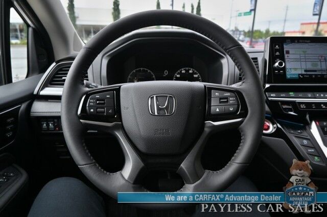 2025 Honda Odyssey Touring / Auto Start / Power & Heated Leather Seats / NAV / Sunroof / Adaptive Cruise Control / Lane Departure & Blind Spot Alert / Apple CarPlay & Android Auto / Back Up Camera / 3rd Row / Seats 8 / 1-Owner Anchorage AK