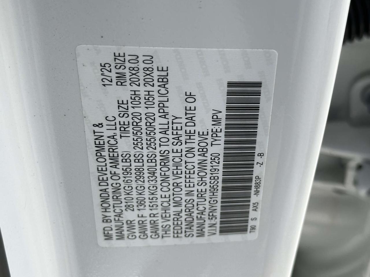 2025 Honda Pilot Black Edition Alexandria VA
