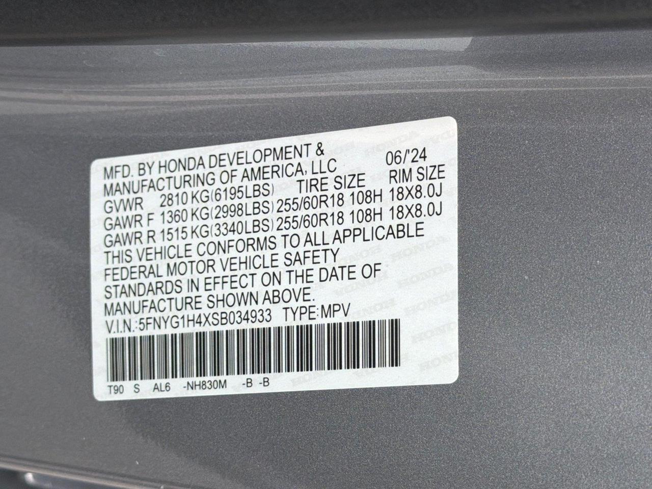 2025 Honda Pilot EX-L Hagerstown MD