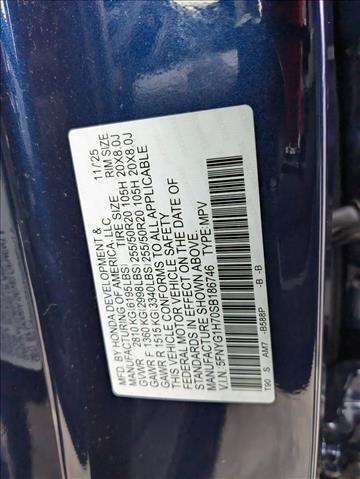 2025 Honda Pilot Touring Roseville CA