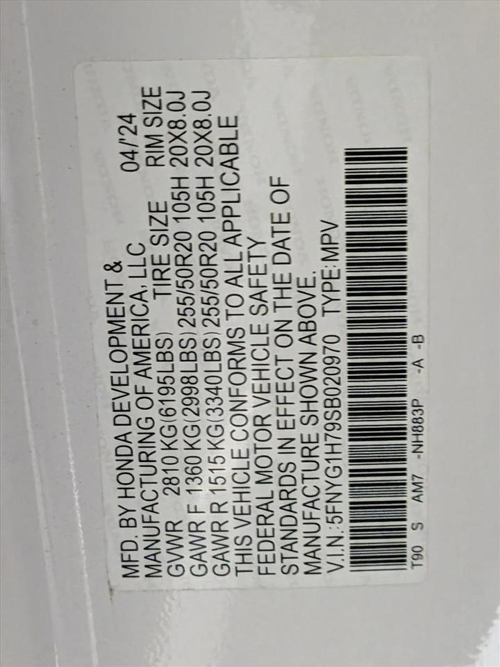 2025 Honda Pilot Touring Roseville CA