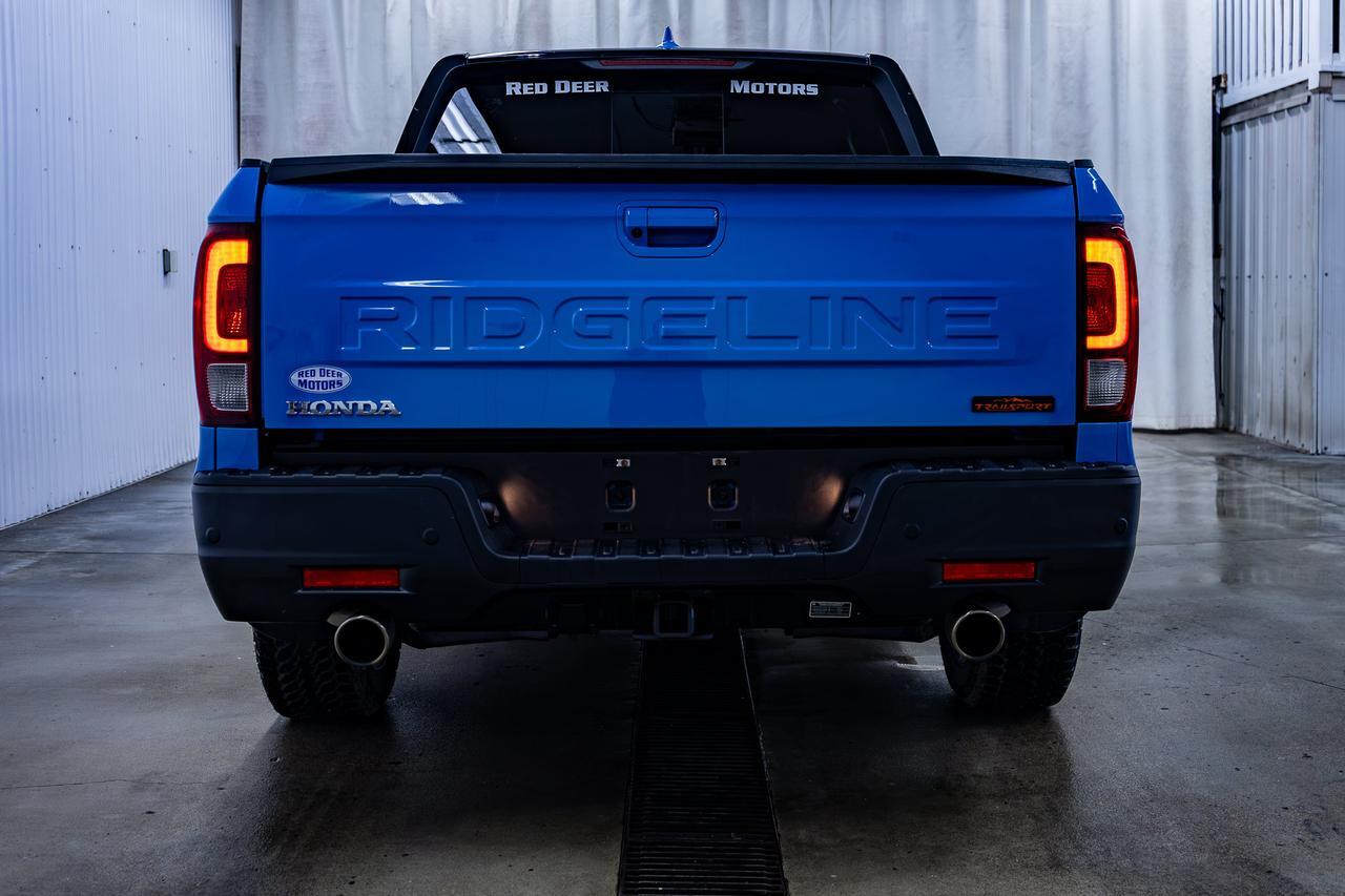 2025 Honda Ridgeline AWD Trail Sport Leather Roof Nav Red Deer AB