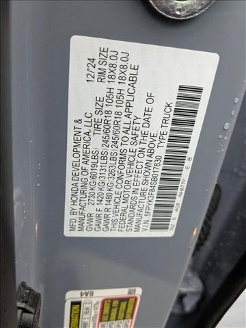 2025 Honda Ridgeline Black Edition Roseville CA