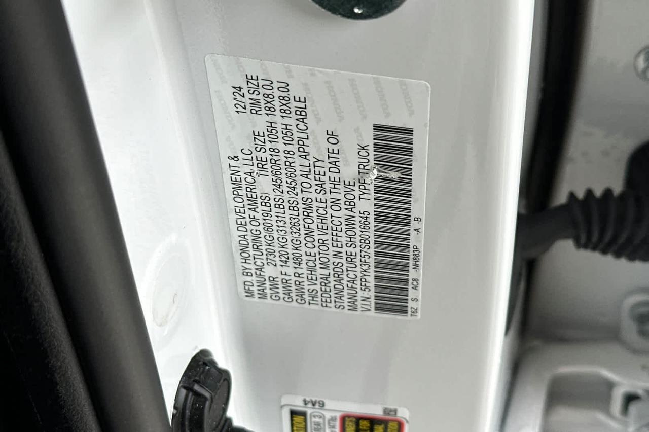 2025 Honda Ridgeline RTL Roseville CA