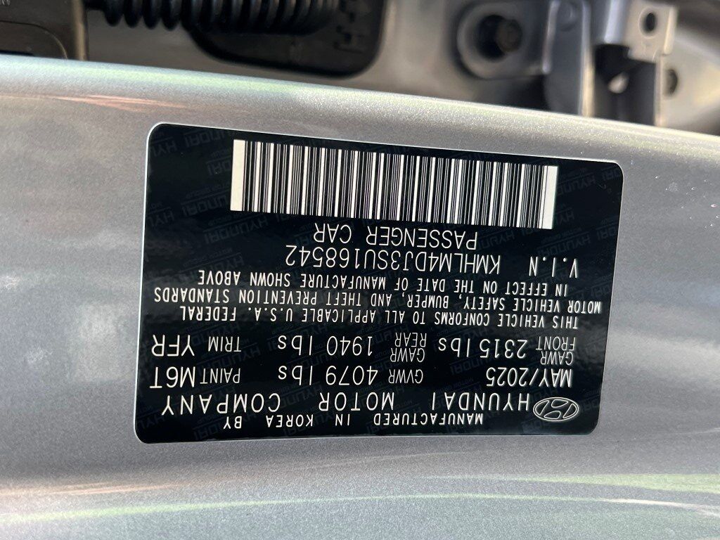 2025 Hyundai ELANTRA HYBRID Blue Chantilly VA