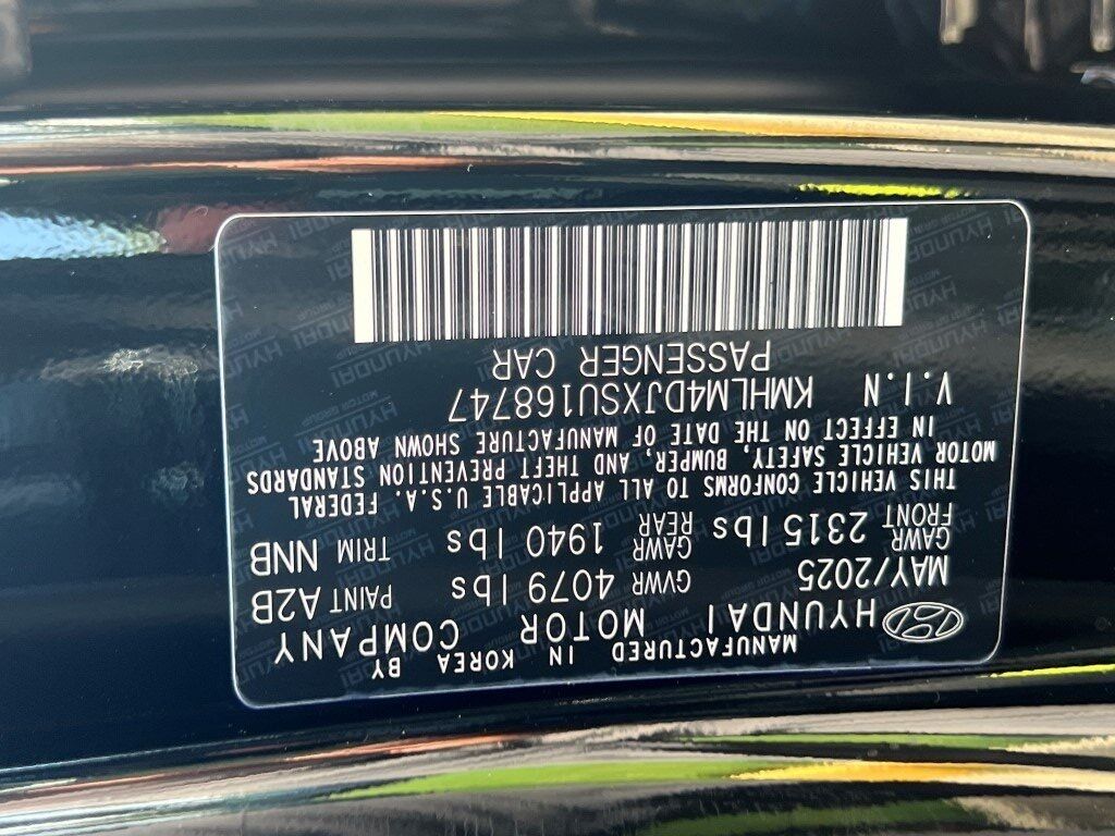 2025 Hyundai ELANTRA HYBRID Blue Chantilly VA