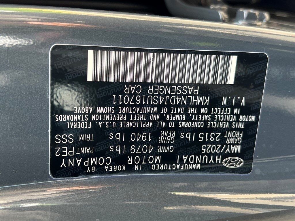 2025 Hyundai ELANTRA HYBRID Limited Chantilly VA