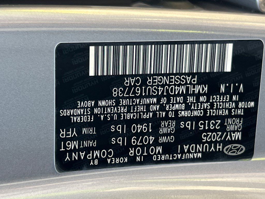 2025 Hyundai ELANTRA HYBRID SEL Sport Chantilly VA