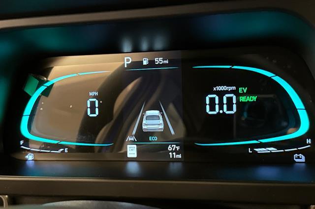 2025 Hyundai Elantra Hybrid Blue