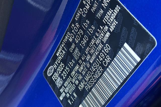 2025 Hyundai Elantra Hybrid SEL Sport