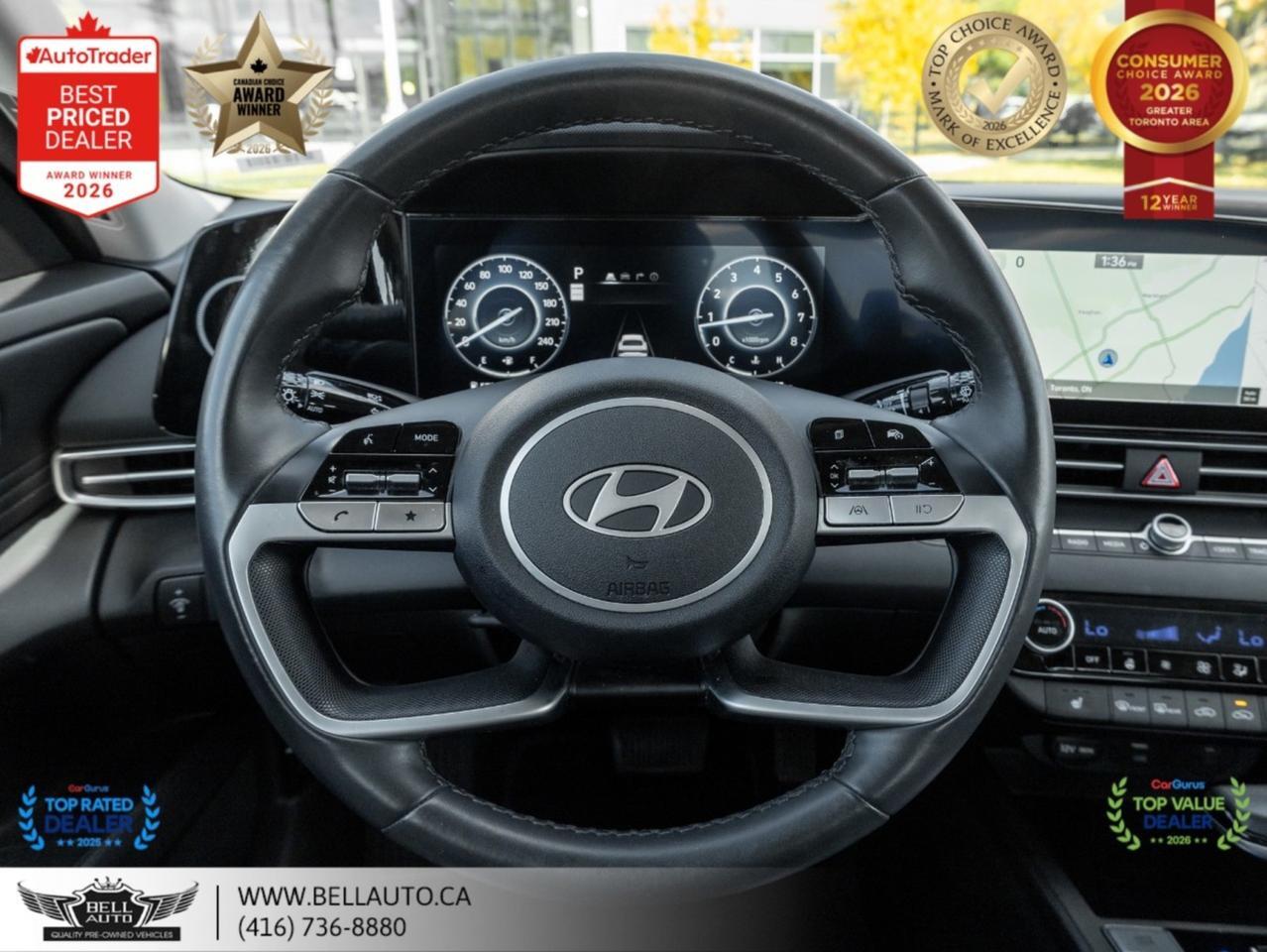 2025 Hyundai Elantra Preferred | TECHPKG | NAVI | B.CAM | SUNROOF | ONEOWNER | NOACCIDENT Toronto ON