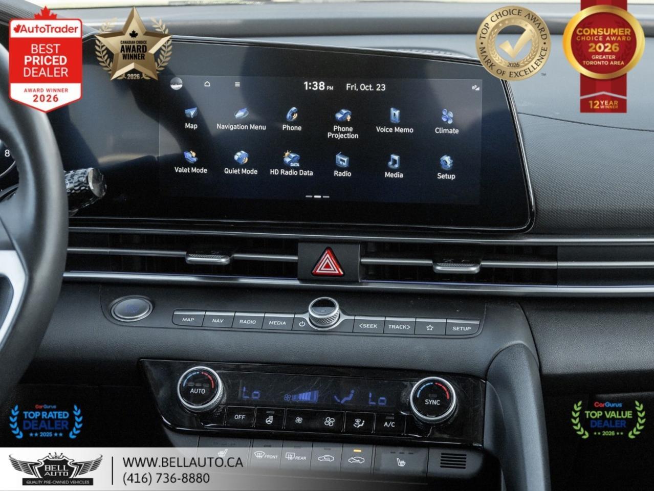 2025 Hyundai Elantra Preferred | TECHPKG | NAVI | B.CAM | SUNROOF | ONEOWNER | NOACCIDENT Toronto ON