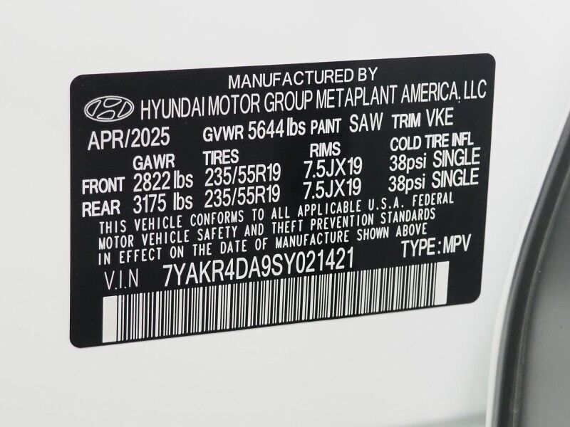 2025 Hyundai IONIQ 5 Limited *HEADS-UP DISPLAY, PANORAMA GLASS ROOF, NAVIGATION, ADAPTIVE CRUISE, 360 VIEW CAMERAS, SMART PARKING, CLIMATE SEATS, HEATED STEERING, WIRELESS CHARGING, BOSE AUDIO, ANDROID & APPLE Round Rock TX