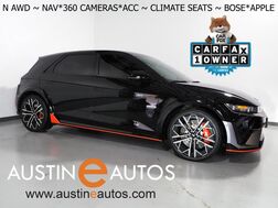 2025_Hyundai_IONIQ 5 N AWD_*NAVIGATION, SAFETY ALERTS, ADAPTIVE CRUISE, 360 VIEW CAMERAS, COLOR TOUCHSCREEN, CLIMATE SEATS, HEATED STEERING, POWER TAILGATE, BOSE, 21 INCH WHEELS, WIRELESS CHARGING, ANDROID & APPLE_ Round Rock TX