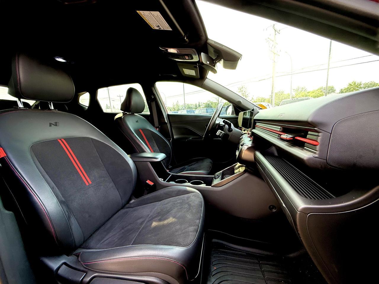 2025 Hyundai Kona N Line Ultimate AWD SUV | Low KMs | Power Sunroof | Leather Suede Sport Seats | Bose Premium Audio Redwater AB