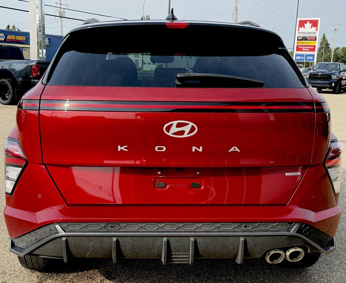 2025 Hyundai Kona N Line Ultimate AWD SUV | Low KMs | Power Sunroof | Leather Suede Sport Seats | Bose Premium Audio Redwater AB