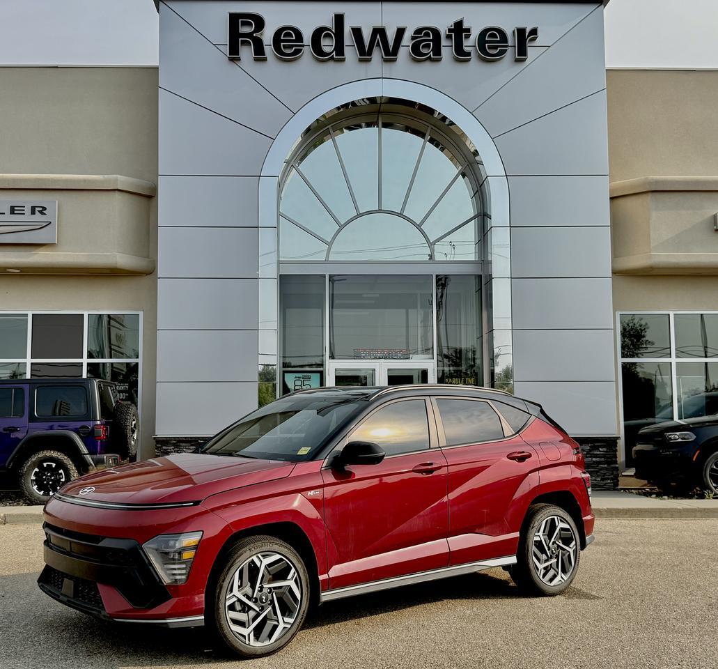 2025 Hyundai Kona N Line Ultimate AWD SUV | Low KMs | Power Sunroof | Leather Suede Sport Seats | Bose Premium Audio