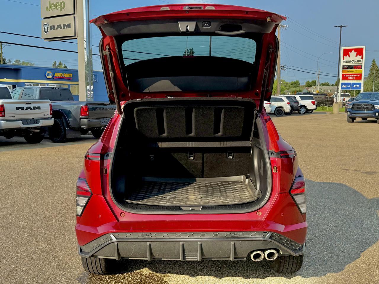 2025 Hyundai Kona N Line Ultimate AWD SUV | Low KMs | Power Sunroof | Leather Suede Sport Seats | Bose Premium Audio Redwater AB