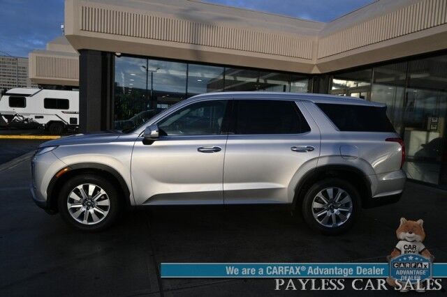 2025 Hyundai Palisade SEL / AWD / Auto Start / Power & Heated Leather Seats / Navigation / Adaptive Cruise / Lane Departure & Blind Spot / Apple CarPlay & Android Auto / Back Up Camera / Rear Parking Sensors / 3rd Row / Seats 7 / 1-Owner Anchorage AK 2025 Hyundai Palisade SEL / AWD / Auto Start / Power & Heated Leather Seats / Navigation / Adaptive Cruise / Lane Departure & Blind Spot / Apple CarPlay & Android Auto / Back Up Camera / Rear Parking Sensors / 3rd Row / Seats 7 / 1-Owner Anchorage AK
