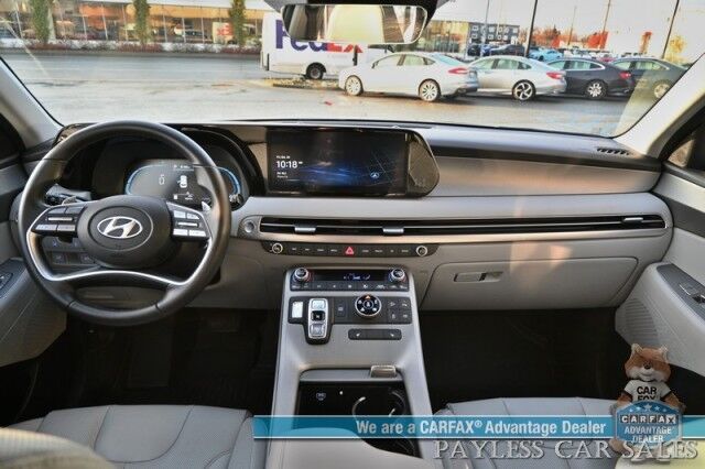 2025 Hyundai Palisade SEL / AWD / Auto Start / Power & Heated Leather Seats / Navigation / Adaptive Cruise / Lane Departure & Blind Spot / Apple CarPlay & Android Auto / Back Up Camera / Rear Parking Sensors / 3rd Row / Seats 7 / 1-Owner Anchorage AK 2025 Hyundai Palisade SEL / AWD / Auto Start / Power & Heated Leather Seats / Navigation / Adaptive Cruise / Lane Departure & Blind Spot / Apple CarPlay & Android Auto / Back Up Camera / Rear Parking Sensors / 3rd Row / Seats 7 / 1-Owner Anchorage AK