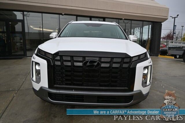 2025 Hyundai Palisade SEL / AWD / Auto Start / Power & Heated Leather Seats / Navigation / Adaptive Cruise / Lane Departure & Blind Spot / Rear Captain Chairs / 3rd Row / Seats 7 / Apple CarPlay & Android Auto / Back Up Camera / 1-Owner Anchorage AK