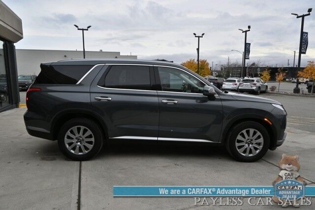 2025 Hyundai Palisade SEL / AWD / AutoStart / Power & Heated Leather Seats / Navigation / Lane Departure & Blind Spot Alert / Apple CarPlay & Android Auto / Keyless Entry & Start / 3rd Row / Rear Captains Chairs / Seats 7 / 1-Owner Anchorage AK 2025 Hyundai Palisade SEL / AWD / AutoStart / Power & Heated Leather Seats / Navigation / Lane Departure & Blind Spot Alert / Apple CarPlay & Android Auto / Keyless Entry & Start / 3rd Row / Rear Captains Chairs / Seats 7 / 1-Owner Anchorage AK