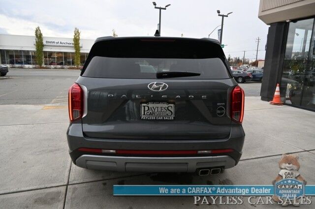 2025 Hyundai Palisade SEL / AWD / AutoStart / Power & Heated Leather Seats / Navigation / Lane Departure & Blind Spot Alert / Apple CarPlay & Android Auto / Keyless Entry & Start / 3rd Row / Rear Captains Chairs / Seats 7 / 1-Owner Anchorage AK 2025 Hyundai Palisade SEL / AWD / AutoStart / Power & Heated Leather Seats / Navigation / Lane Departure & Blind Spot Alert / Apple CarPlay & Android Auto / Keyless Entry & Start / 3rd Row / Rear Captains Chairs / Seats 7 / 1-Owner Anchorage AK
