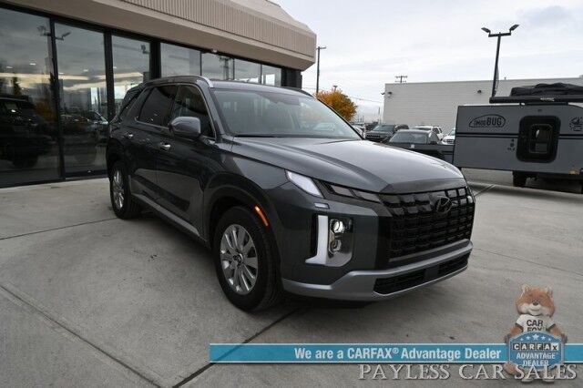 2025 Hyundai Palisade SEL / AWD / AutoStart / Power & Heated Leather Seats / Navigation / Lane Departure & Blind Spot Alert / Apple CarPlay & Android Auto / Keyless Entry & Start / 3rd Row / Rear Captains Chairs / Seats 7 / 1-Owner Anchorage AK 2025 Hyundai Palisade SEL / AWD / AutoStart / Power & Heated Leather Seats / Navigation / Lane Departure & Blind Spot Alert / Apple CarPlay & Android Auto / Keyless Entry & Start / 3rd Row / Rear Captains Chairs / Seats 7 / 1-Owner Anchorage AK