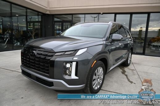 2025 Hyundai Palisade SEL / AWD / AutoStart / Power & Heated Leather Seats / Navigation / Lane Departure & Blind Spot Alert / Apple CarPlay & Android Auto / Keyless Entry & Start / 3rd Row / Rear Captains Chairs / Seats 7 / 1-Owner Anchorage AK