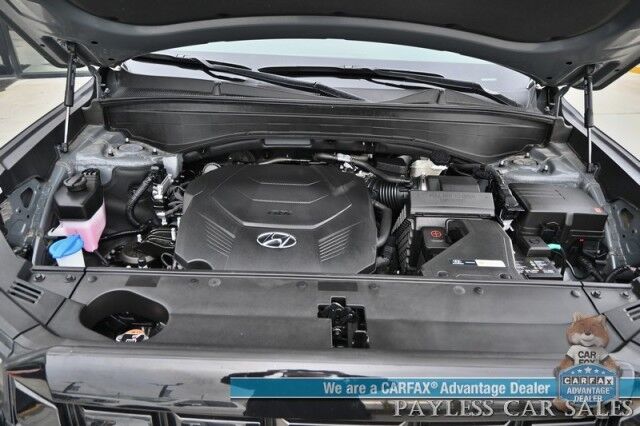 2025 Hyundai Palisade SEL / AWD / AutoStart / Power & Heated Leather Seats / Navigation / Lane Departure & Blind Spot Alert / Apple CarPlay & Android Auto / Keyless Entry & Start / 3rd Row / Rear Captains Chairs / Seats 7 / 1-Owner Anchorage AK 2025 Hyundai Palisade SEL / AWD / AutoStart / Power & Heated Leather Seats / Navigation / Lane Departure & Blind Spot Alert / Apple CarPlay & Android Auto / Keyless Entry & Start / 3rd Row / Rear Captains Chairs / Seats 7 / 1-Owner Anchorage AK