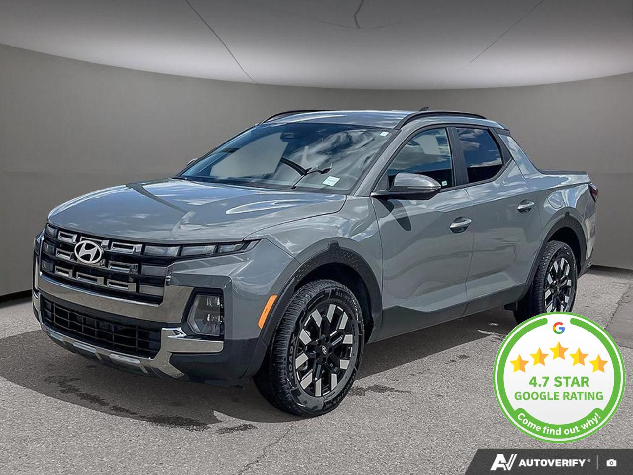 Gray 2025 Hyundai Santa Cruz Pickup Truck