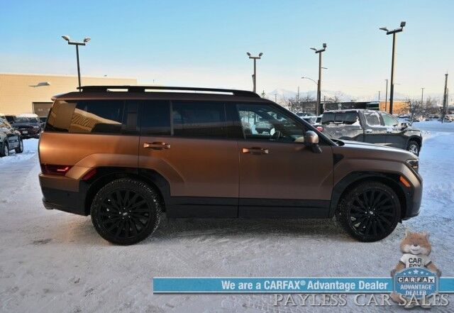 2025 Hyundai Santa Fe Calligraphy / AWD / Auto Start / Heated & Cooled Leather Seats / Heated Steering / Dual Sunroof / NAV / Bose / Adaptive Cruise / Lane Depart & Blind Spot / 3rd Row / Seats 6 / Rear Captain Chairs / Block Heater / 1-Owner Anchorage AK