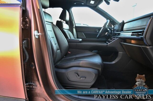 2025 Hyundai Santa Fe Calligraphy / AWD / Auto Start / Heated & Cooled Leather Seats / Heated Steering / Sunroof / NAV / Bose / Adaptive Cruise / Lane Depart & Blind Spot / 3rd Row / Rear Captain Chairs / Seats 6 / Block Heater / 1-Owner Anchorage AK