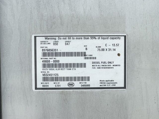 2025 Isuzu FTR 14' Steel Dump Truck Miami FL