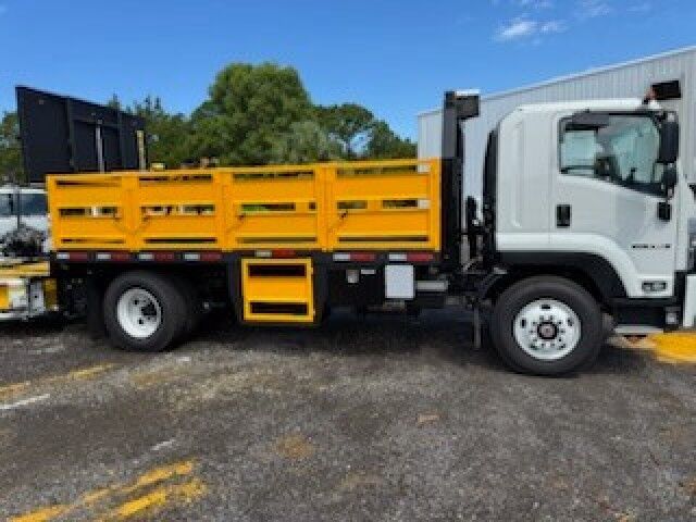 2025 Isuzu FTR 18 Steel Flatbed Truck with Truck Mounted Attenuator